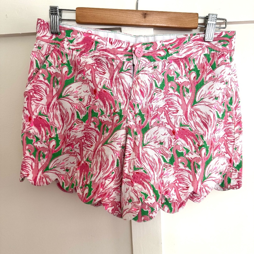 Lilly Pulitzer Flamingo Buttercup Shorts
